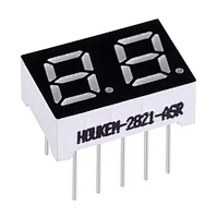 Small dual digits red 0.28 inch 7 segment led display for warm air machine