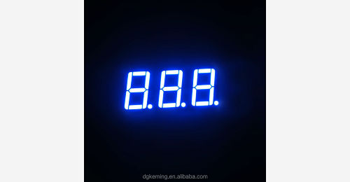 Ultra blue led signage model 5361as display 3 digits 7 segment led