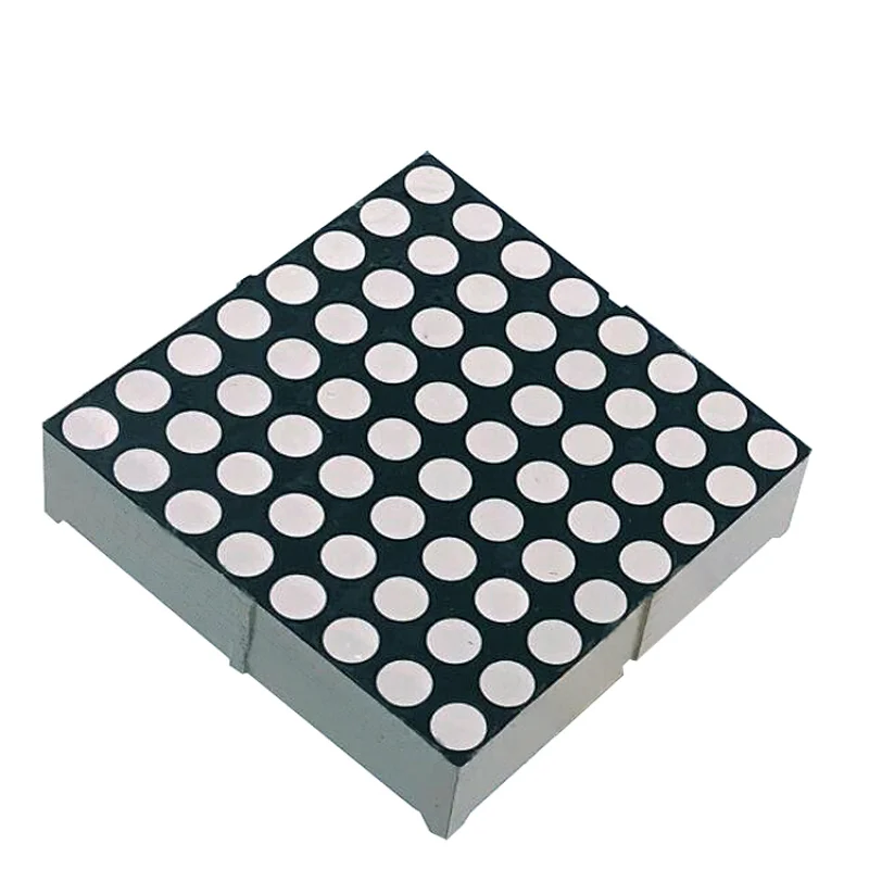 White color led matrix display 8x8 dot matrix led display 3.7mm dot