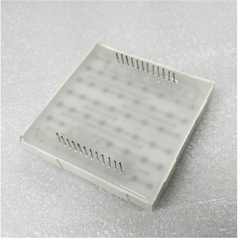 60x60mm round led dot matrix display 8x8 blue 5mm led matrix Houkem 23088 AB