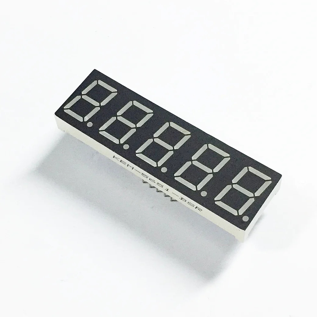 Common anode 5 digit 7 segment display fnd 7 segment led display ...