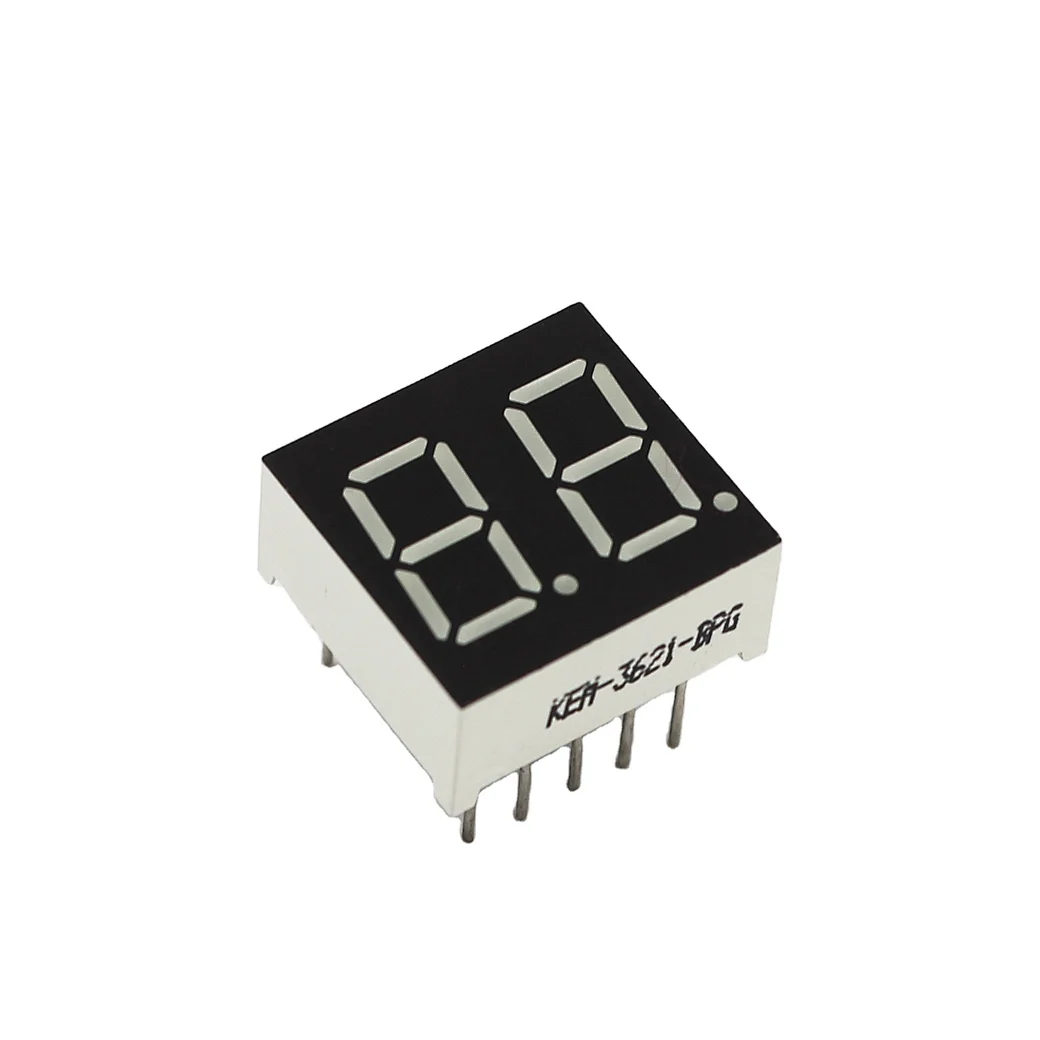 Double digit 0.36 inch 7 segment display 2 digit 7 segment led display
