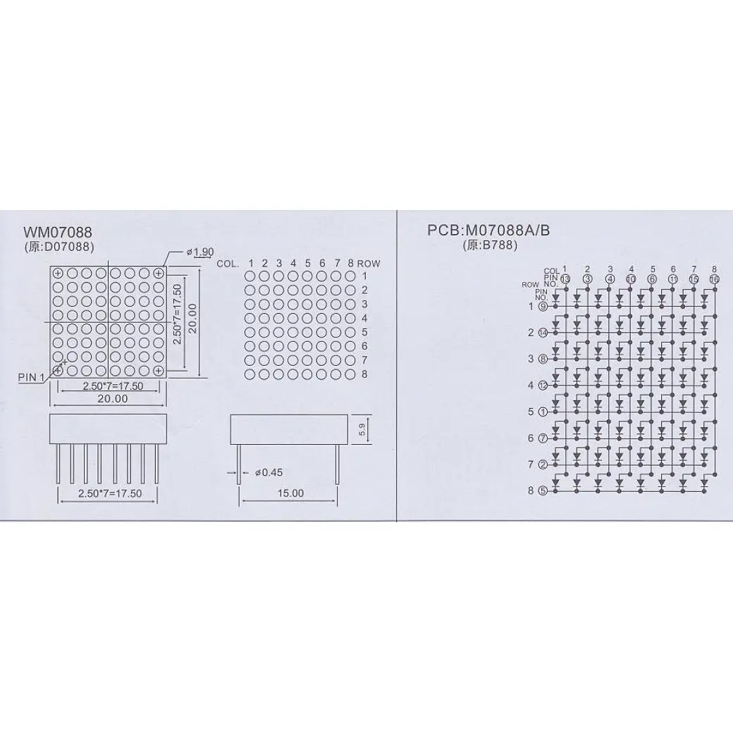 led matrix led display