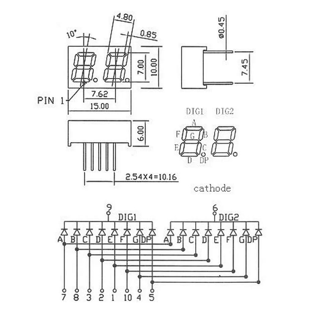 Kem 2 Digit Red Led 028 Inch 7 Segment Display From China Manufacturer Houkem 8778