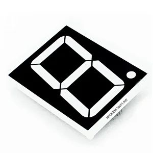 Houkem-50011-AY Yellow big seven segment led display 5 inch 7-segment with ROHS certificate