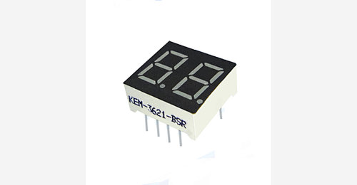 Houkem-3621-ASR common cathode red 0.36 inch 7 segment digital display ...
