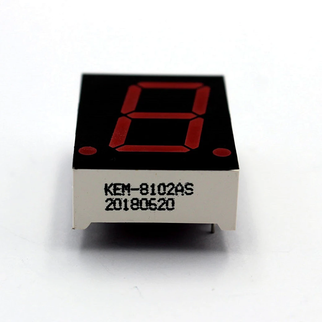 Ultra Red 08 Inch Seven Segment Led 1 Digit 7 Segment Led Display From China Manufacturer Houkem 3824