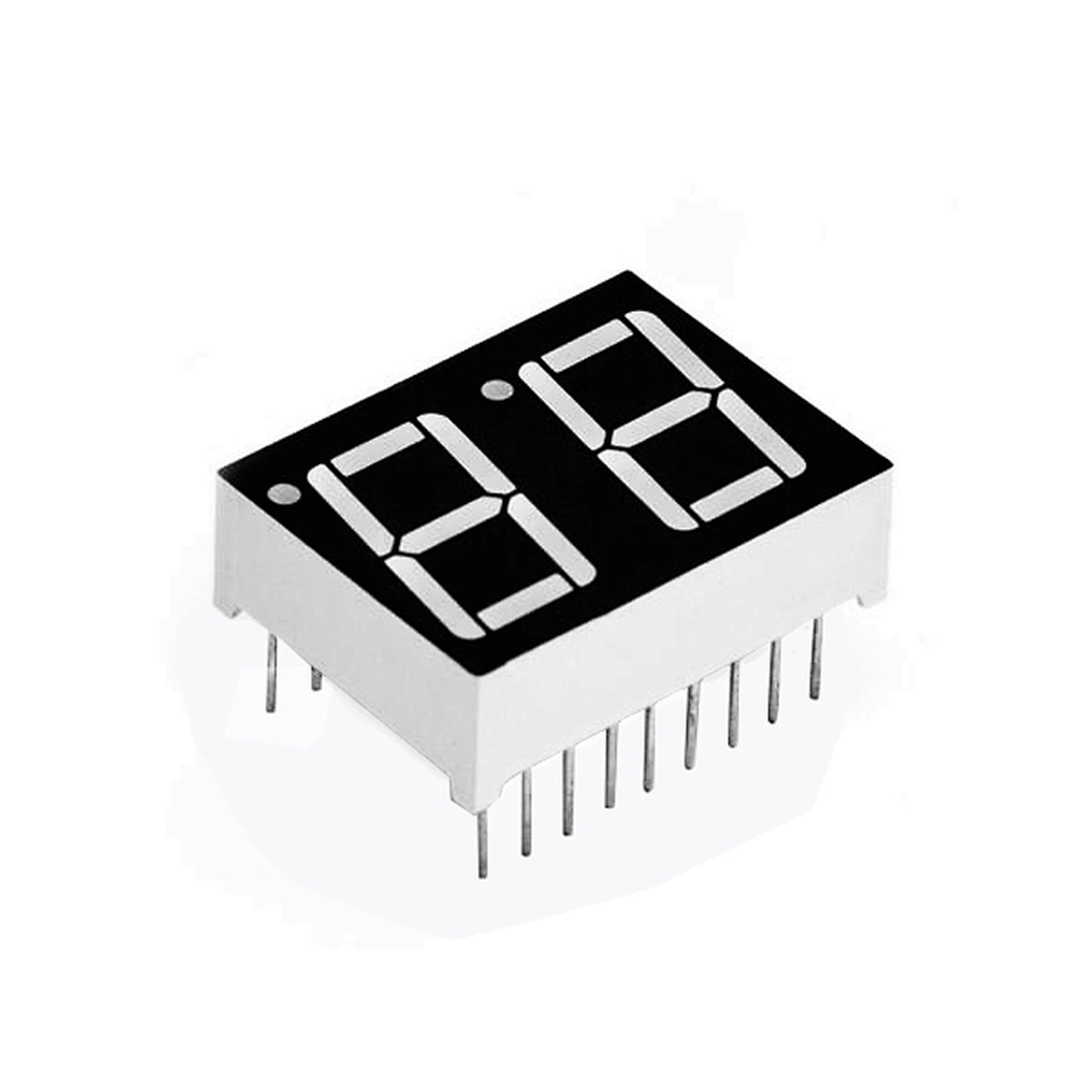 Rohs CE Europe orange amber 5261 18 pin 2 digit 7 segment led display ...