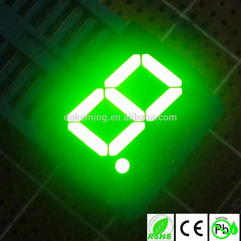 Factory price 1 digit 7 segment led green 0.56''  7 segment led display
