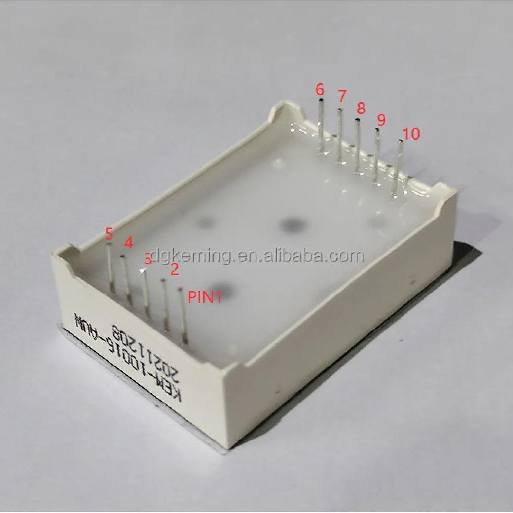 orange 1 digit 7 segment led display 0.8''