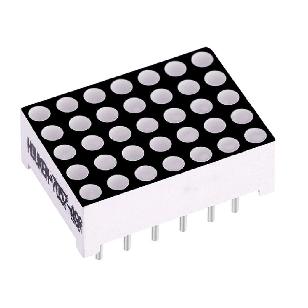 Houkem 7057 Bsr Super Red Round Dot 5x7 Led Matrix 9149