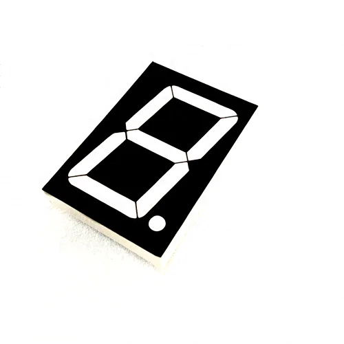 Red color single digit 1.5 inch 7 segment led display for dancing machine