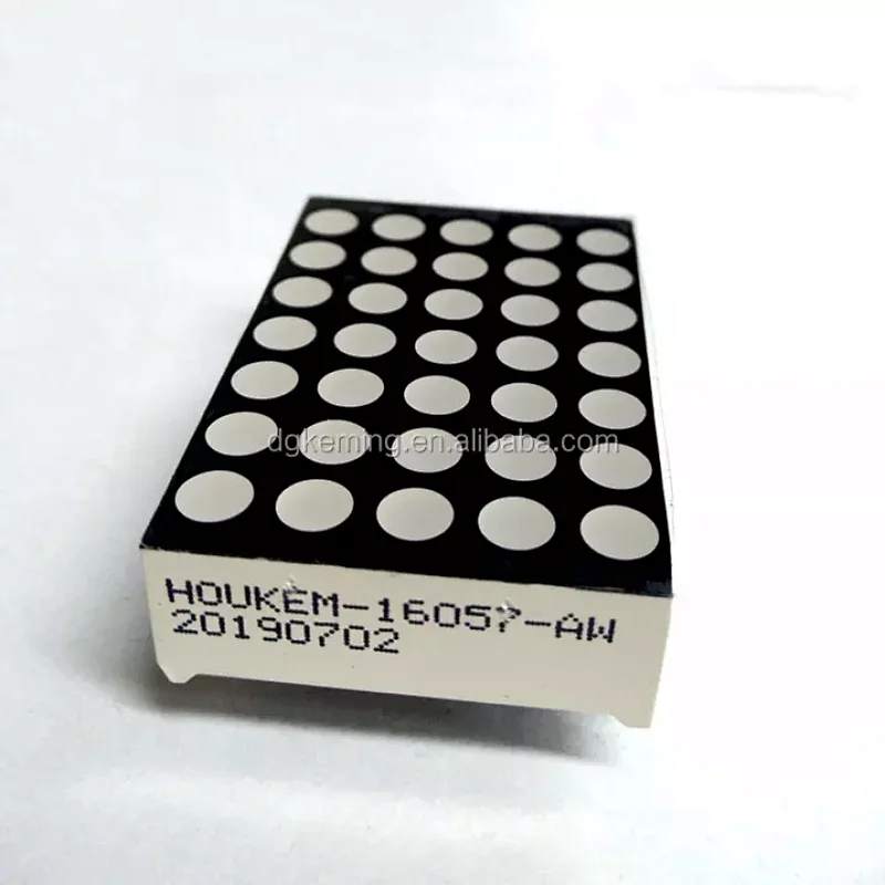Dot Matrix LED Display,Green 4.5mm 5x7 Dot Matrix,4.5mm 5x7 Square Dot Matrix