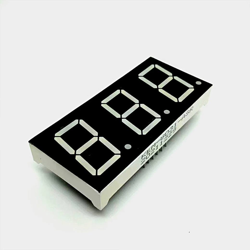 green color 0.8inch 3 digit 7 segment led display indicator KEM-8031-A ...