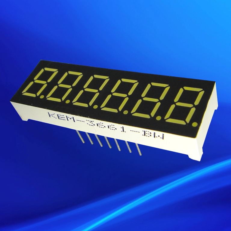 6 digit led display