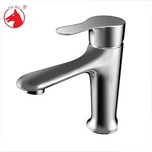 Brass Chrome Plated Bathroom Basin Faucet (ZS80303)