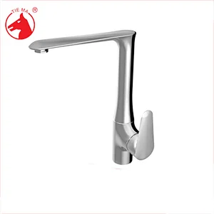 Ceramic Cartridge Brass Chrome Plated Kitchen Faucet(ZS80205)