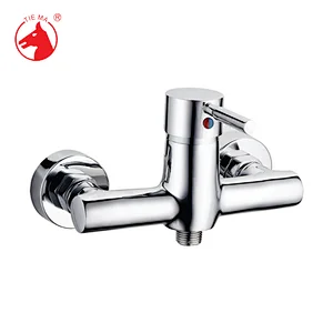Online wholesale Chrome Brass Long Hand Shower Wall Mounted Faucet