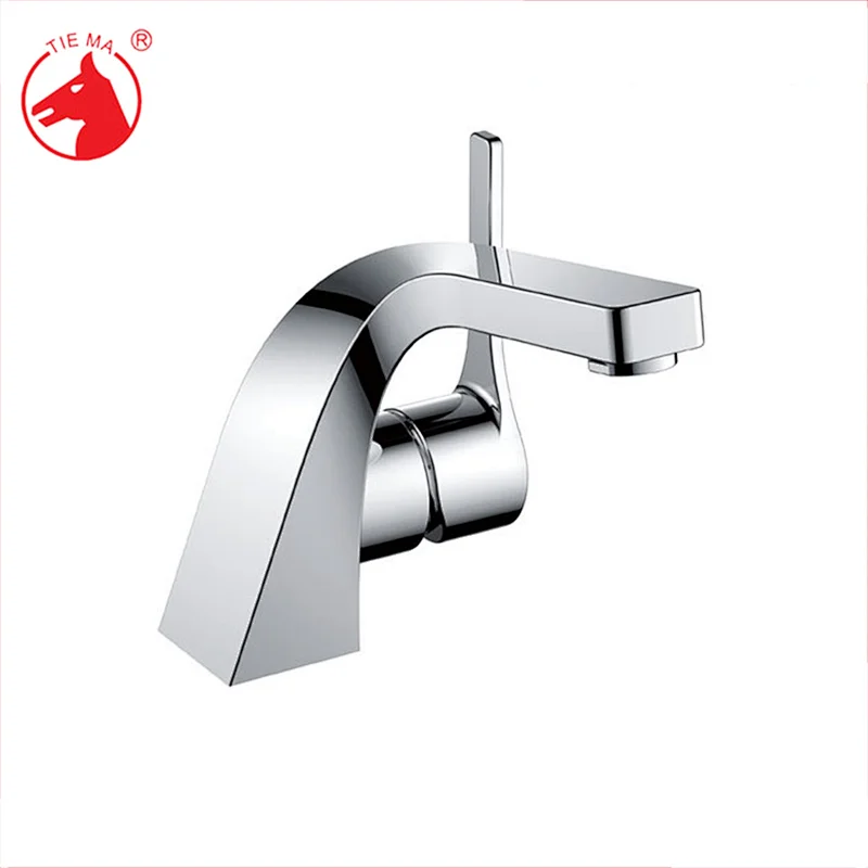 contemporary Brass water tap for deck mounted basin faucets made china