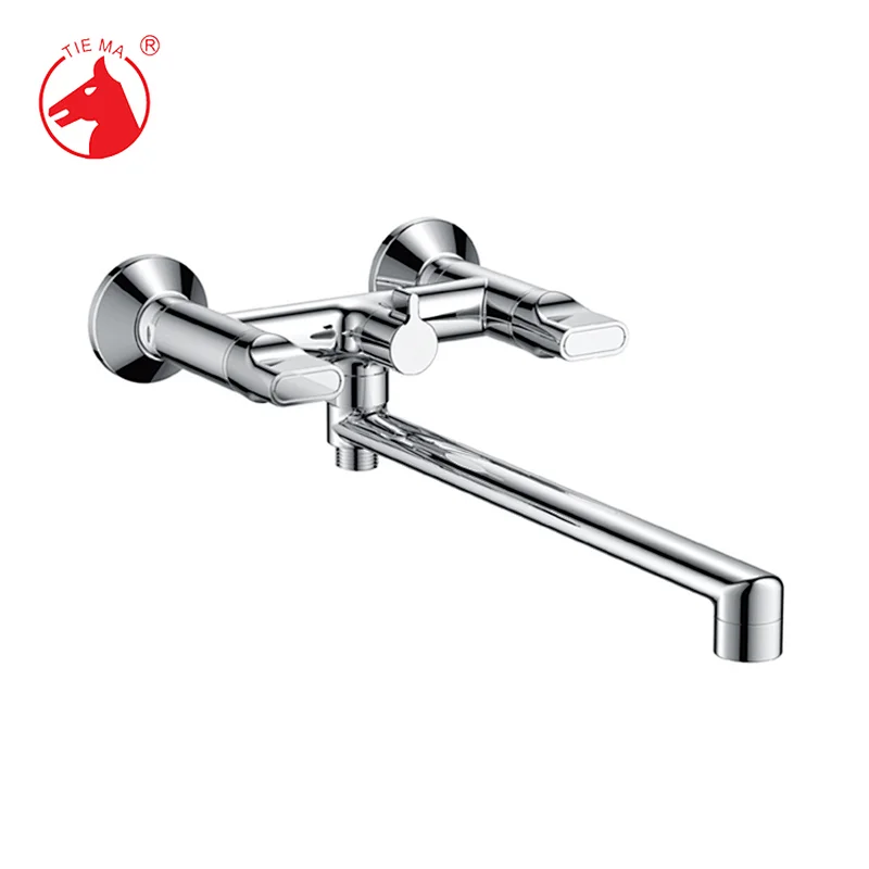 New faucet wall-mounted sink mixer two handle sink mixer(ZS67102A)