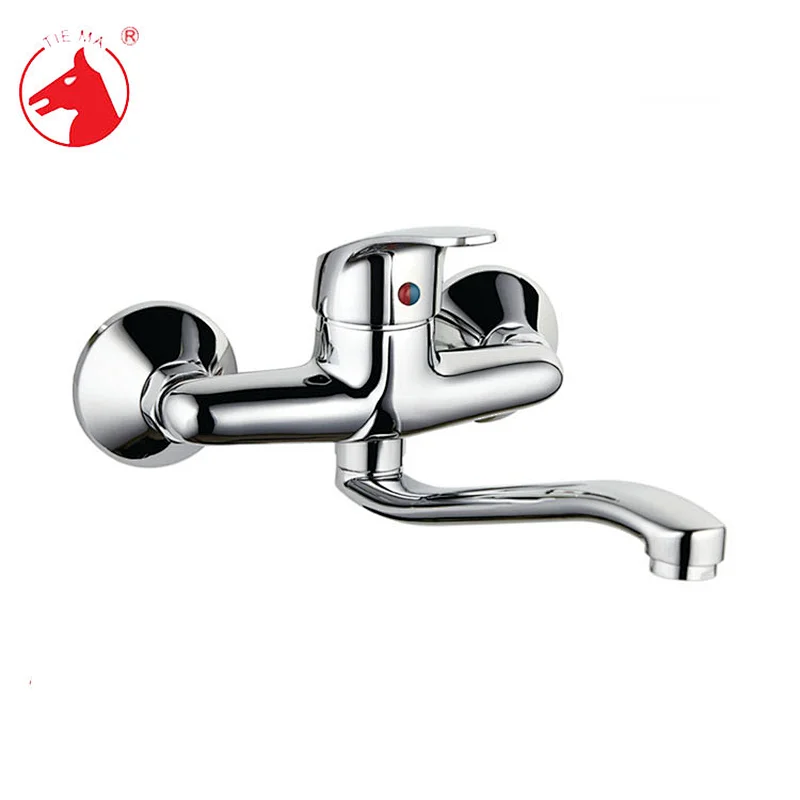 Cold & hot water mixer wall mounted kitchen mixer faucet
