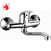 China economic commercial pull down wall mounted kitchen mixer faucet