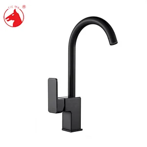 Wholesale price black color Hot Cold Water Kitchen sink mixer