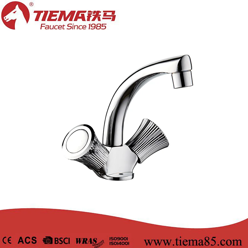 Sanitary ware deck-mounted kitchen faucet two handle kitchen faucet(ZS58604A)