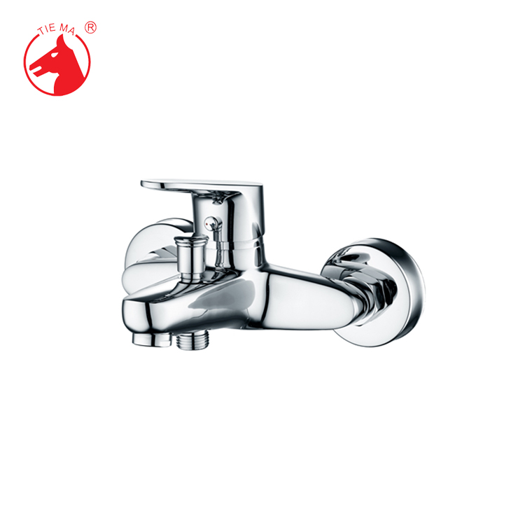 single handle deck mount tub faucet