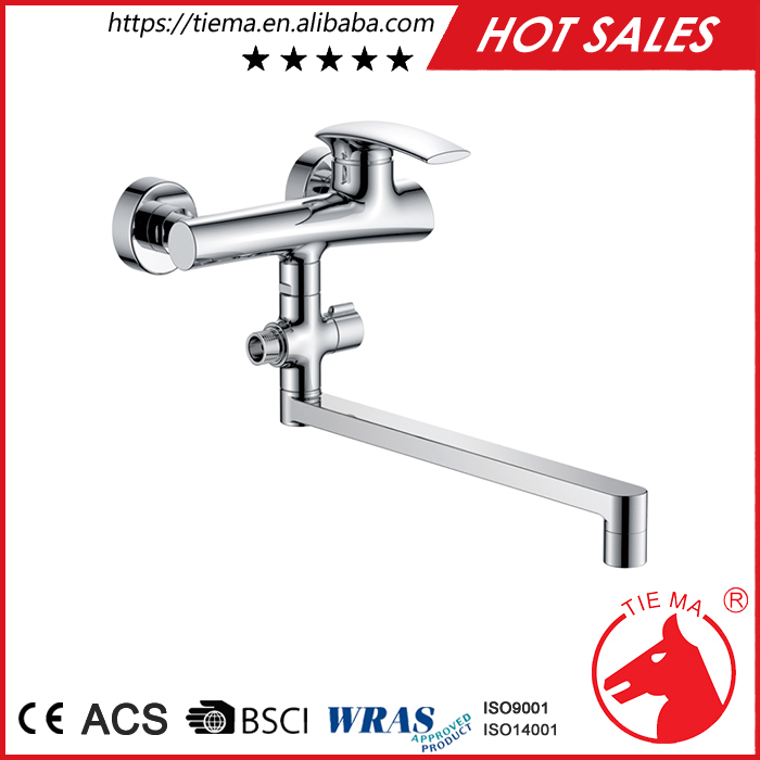brushed brass shower mixer