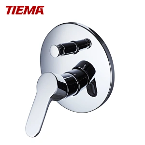 round hotel concealed shower faucet