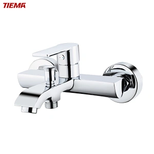 brushed brass bath shower mixer