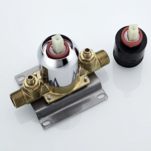 exposed thermostatic shower set