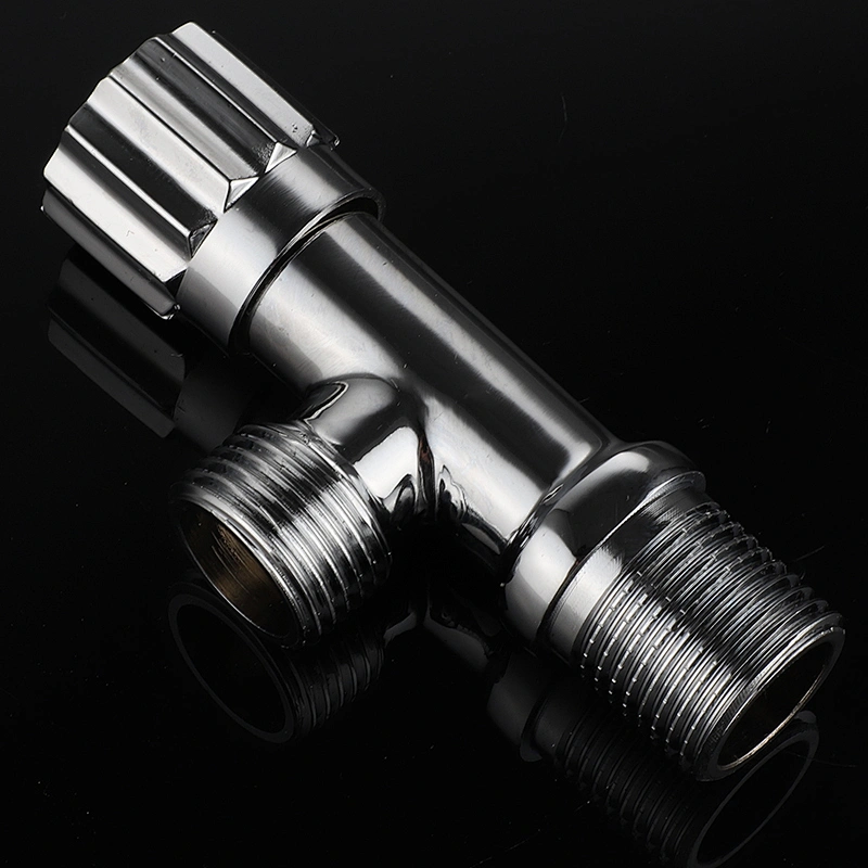 3 way angle stop valve