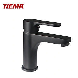 black taps for bathroom sink