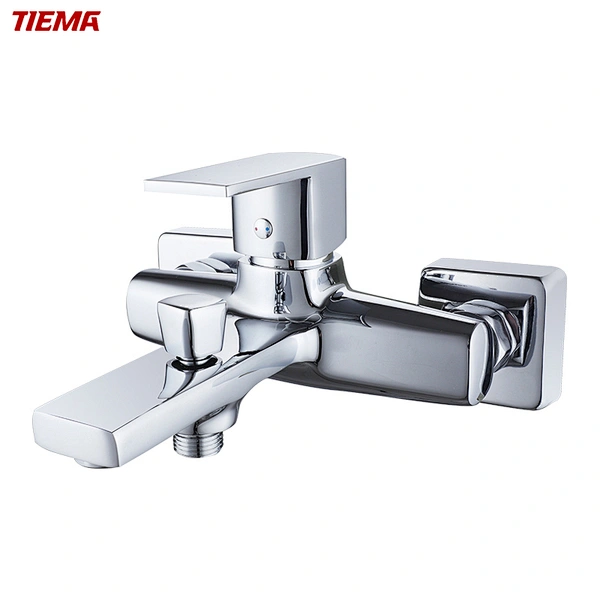 wall mounted brass shower faucet