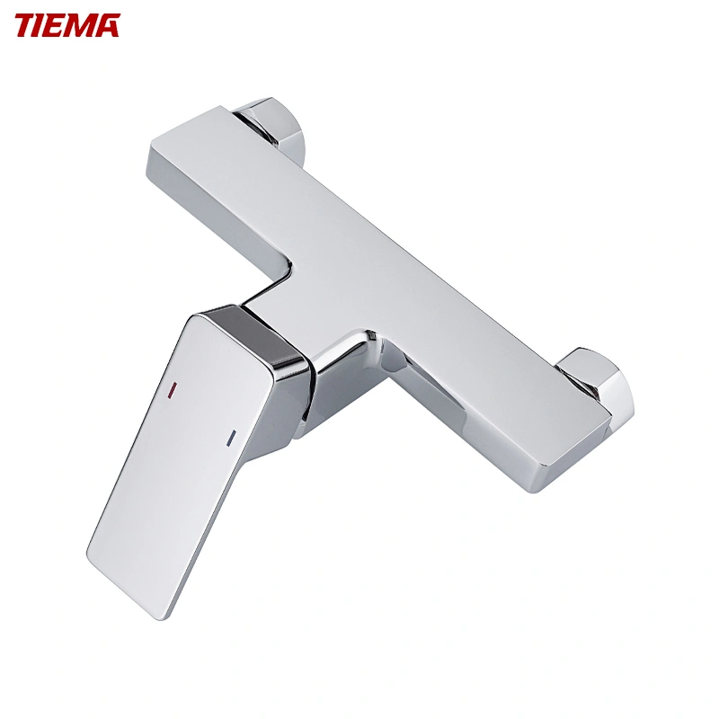 wall mounted exposed shower faucet