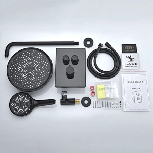 shower head set black