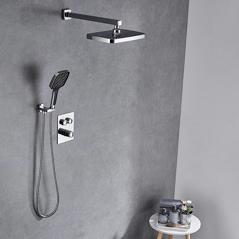 exposed shower set