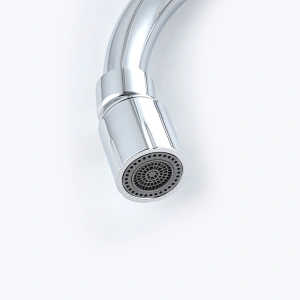 chrome water kitchen faucet