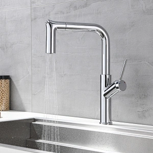 kitchen faucet single handle pull out