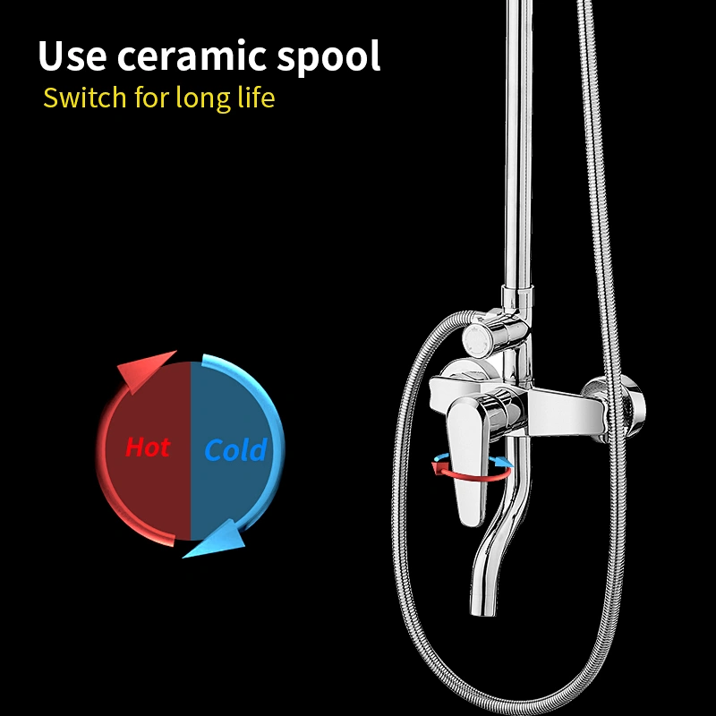 rain shower combo set