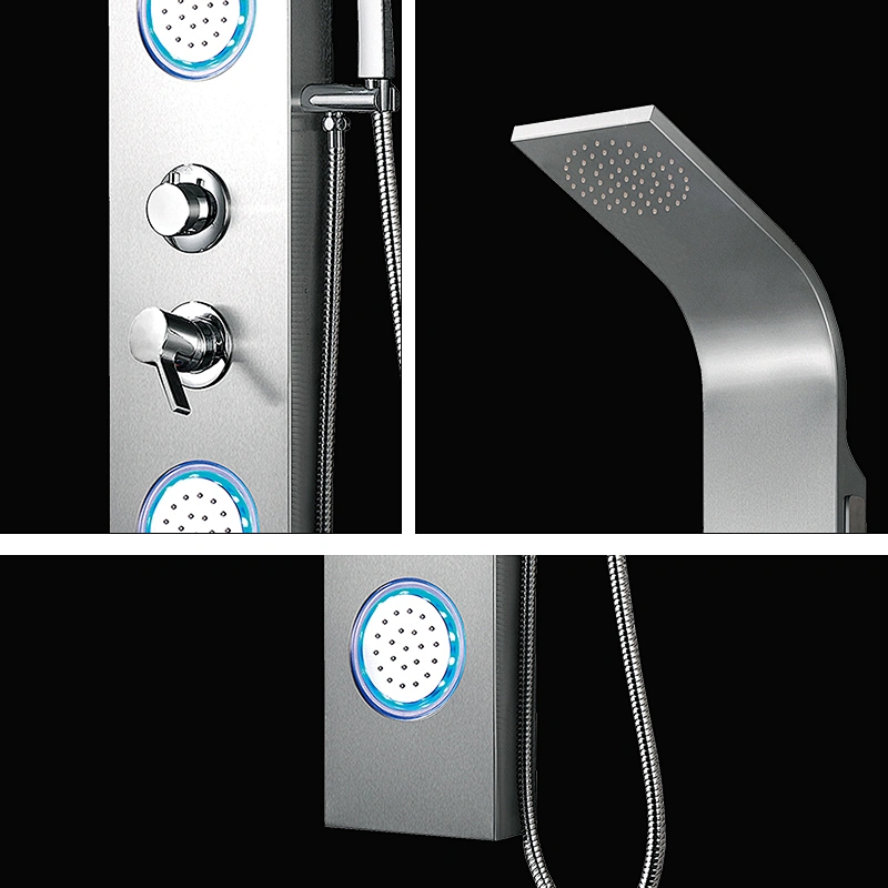 shower column with hand shower