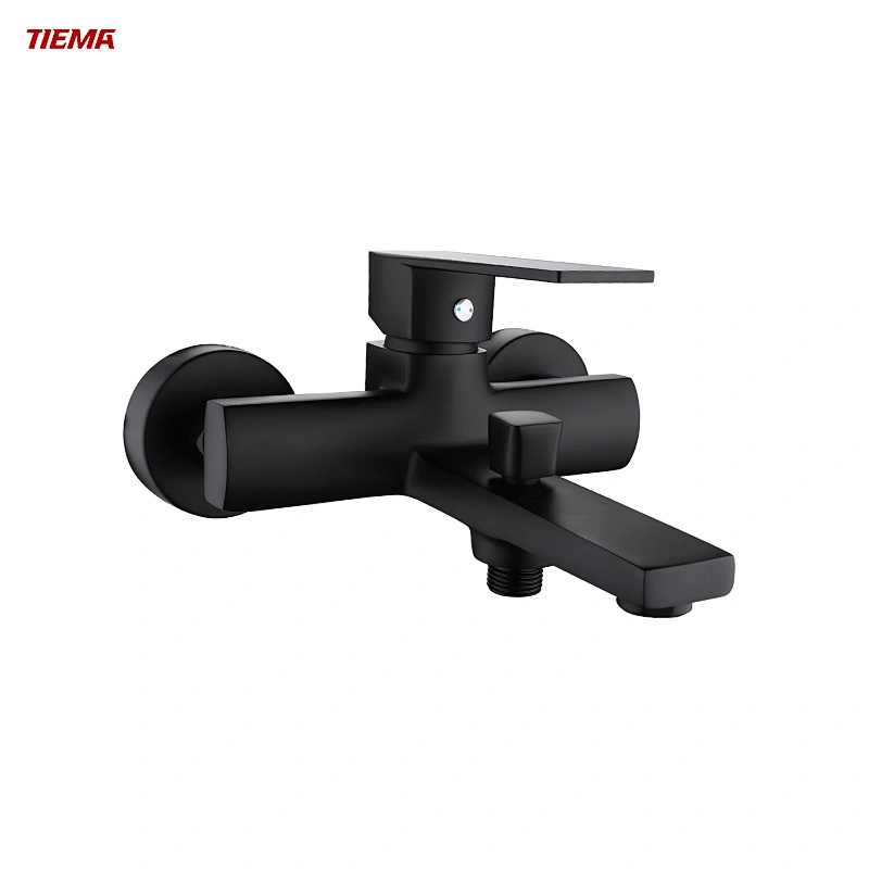 black bathroom sink faucet