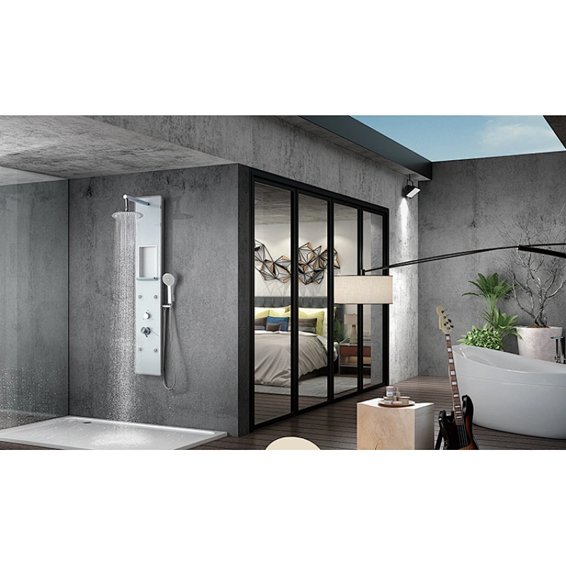 shower column with body jets