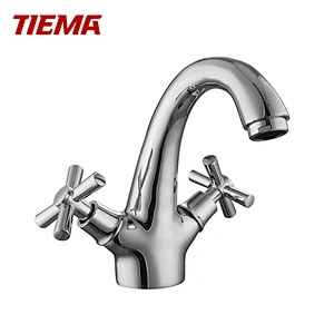 dual handle brass faucet