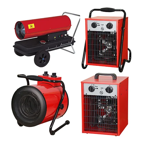 Freestanding IP24 tube heating electric new industrial diesel air heater