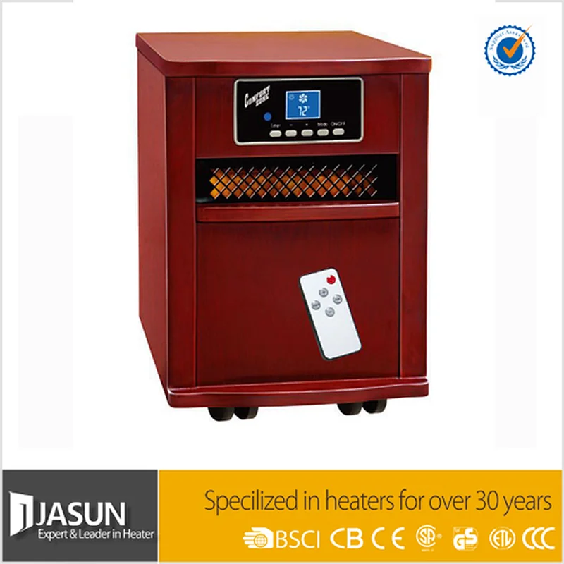 Wood 220v freestanding Infrared quartz heater