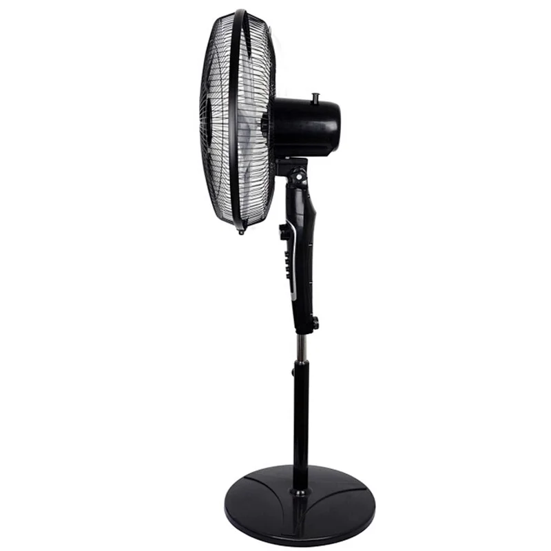 16 inch Remote control big power swing function height adjustable home appliance plastic electric stand fan with 3 blades