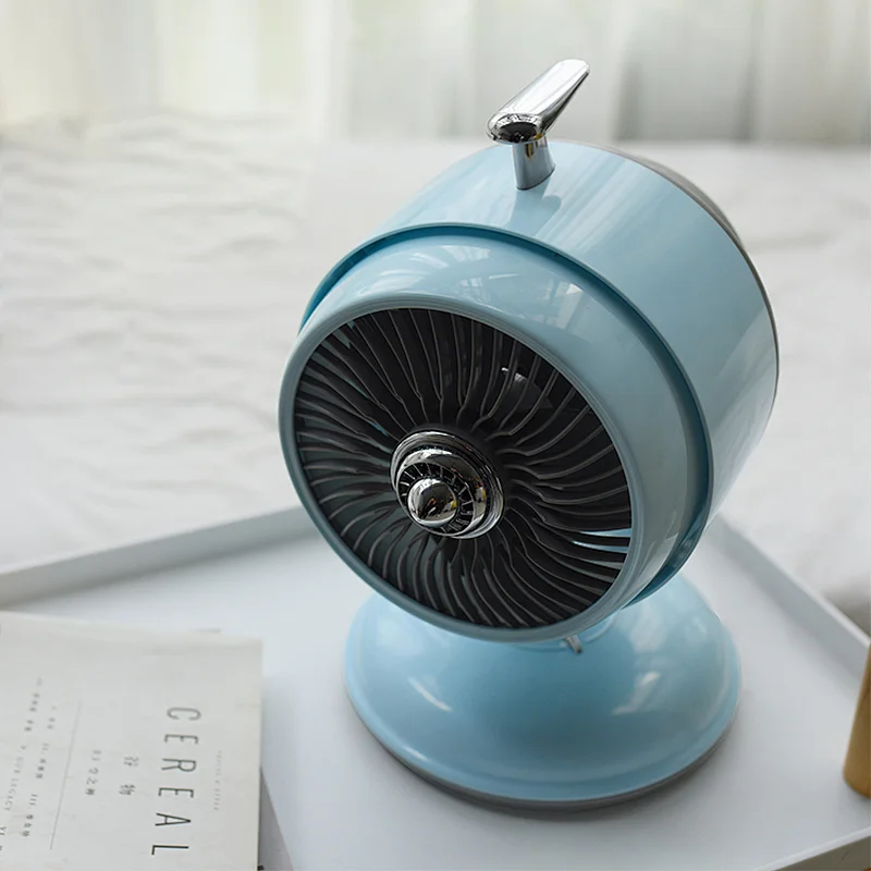 F1 New design 6 inch air desk mini turbo air circulating fan with touch sense buttons